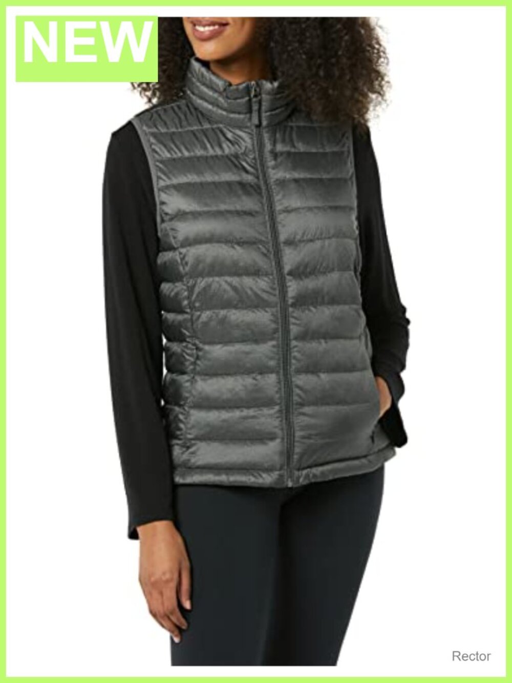 Women's Lightweight Water-Resistant Packable Puffer Vest Quilted Zip